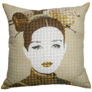 Coussin Lin Geisha Gold - Debauge Opticien (69)