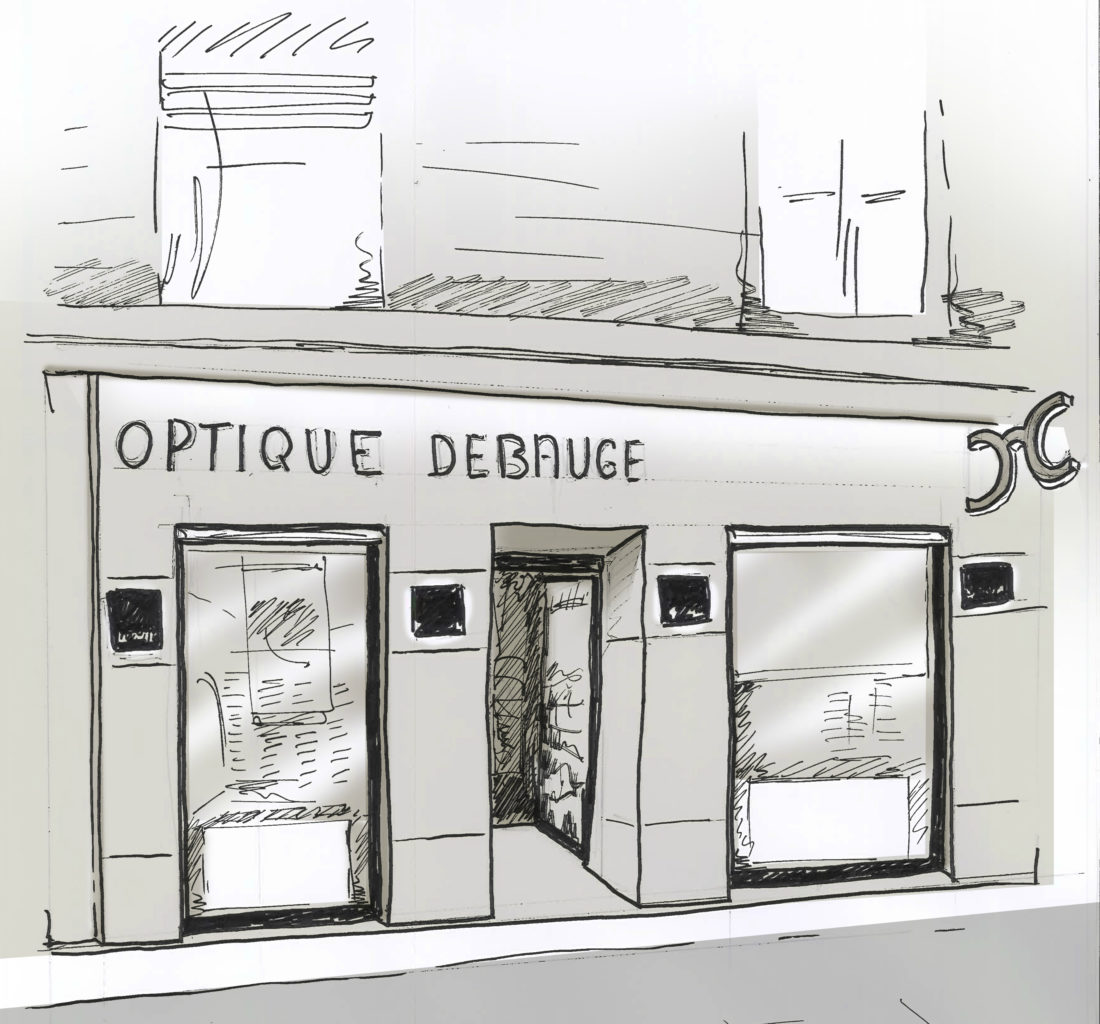 Dessin boutique - Debauge Opticien (69)