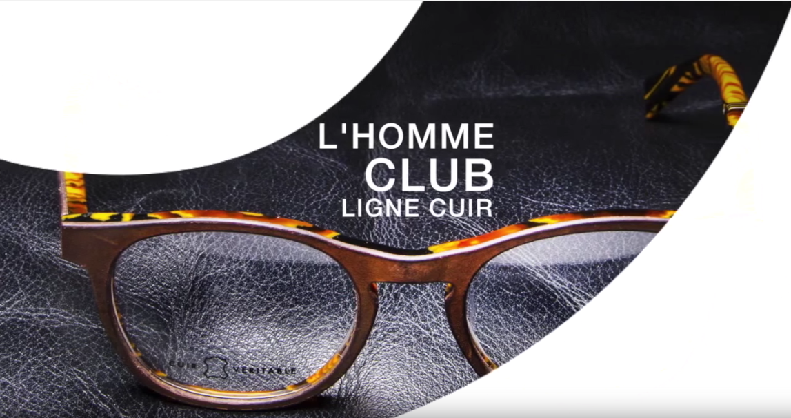 L'homme club ligne cuir