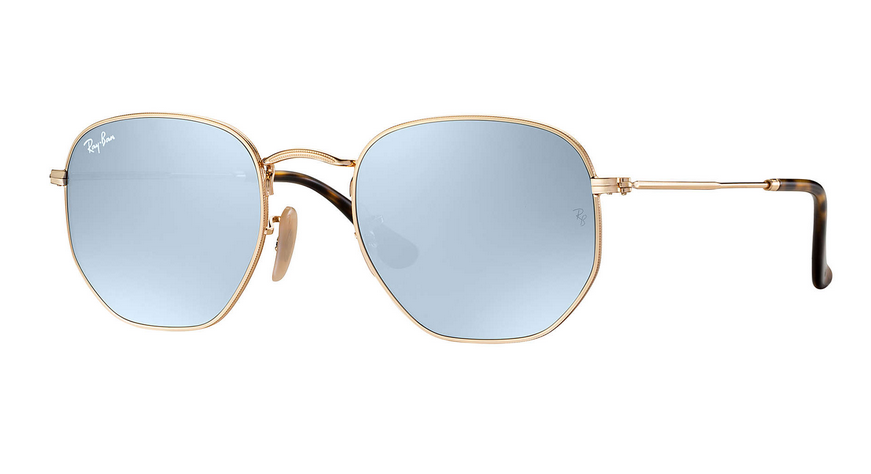 Tendance Miroir Ray-Ban Argent