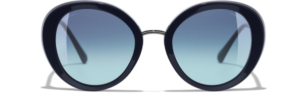 Chanel - lunettes - Optique Debauge verres colorés bleu